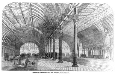 The Great Western Railway New Terminus at Paddington, London